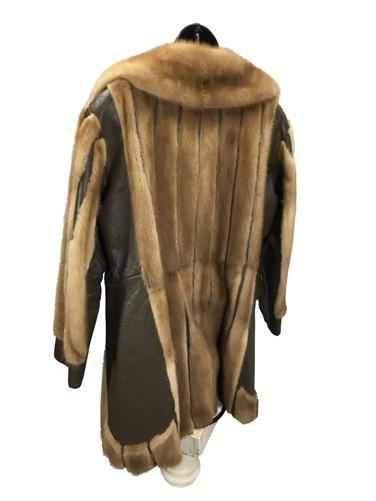 1960s Lunaraine Mink & Leather Stroller, Broms Furs Fashions, Womens Fur Coat