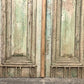 Antique French Double Doors (39.5x83.5) Wood Iron Doors, European Doors D229