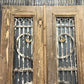 Antique French Double Doors (40x96.5) Iron Wood Doors, European Doors D247