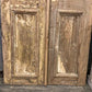 Antique French Double Doors (40x96.5) Iron Wood Doors, European Doors D247