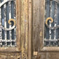 Antique French Double Doors (40x96.5) Iron Wood Doors, European Doors D247