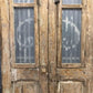 Antique French Double Doors (40x96.5) Iron Wood Doors, European Doors D247