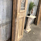 Antique French Double Doors (40x96.5) Iron Wood Doors, European Doors D247