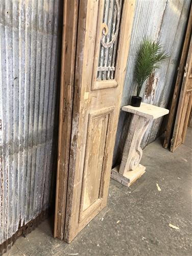 Antique French Double Doors (40x96.5) Iron Wood Doors, European Doors D247