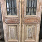 Antique French Double Doors (42.5x105.5) WIron Wood Doors, European Doors D254