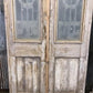 Antique French Double Doors (42.5x105.5) WIron Wood Doors, European Doors D254