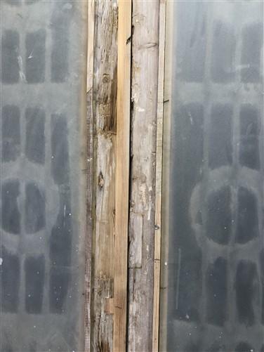 Antique French Double Doors (42.5x105.5) WIron Wood Doors, European Doors D254