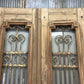 Antique French Double Doors (47x99.5) Iron Wood Doors, European Doors D213