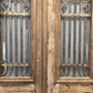 Antique French Double Doors (47x99.5) Iron Wood Doors, European Doors D213