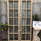 Antique French Double Doors (44x79) 10 Pane Glass Doors, European Doors G49