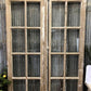 Antique French Double Doors (44x79) 10 Pane Glass European Doors G49