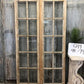 Antique French Double Doors (44x79) 10 Pane Glass Doors, European Doors G49