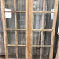 Antique French Double Doors (44x79) 10 Pane Glass Doors, European Doors G49