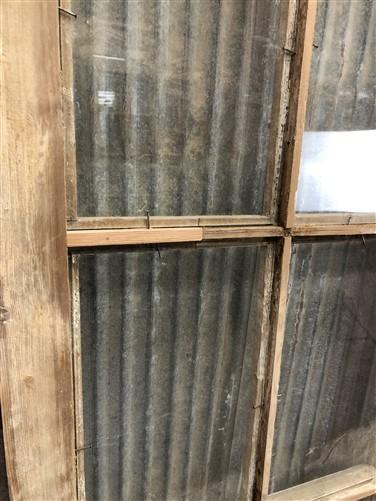 Antique French Double Doors (44x79) 10 Pane Glass Doors, European Doors G49