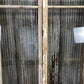 Antique French Double Doors (49x91) 3 Pane Glass Doors, European Doors G85