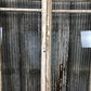 Antique French Double Doors (49x91) 3 Pane Glass Doors, European Doors G85