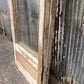 Antique French Double Doors (49x91) 3 Pane Glass Doors, European Doors G85