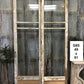 Antique French Double Doors (49x91) 3 Pane Glass Doors, European Doors G85