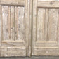 Antique French Double Doors (38x92.5) 5 Pane Glass Doors, European Doors G99