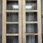 Antique French Double Doors (38x92.5) 5 Pane Glass Doors, European Doors G99