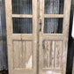 Antique French Double Doors (38x92.5) 5 Pane Glass Doors, European Doors G99