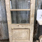 Antique French Single Door (27.5x75) 3 Pane Glass European Door H73