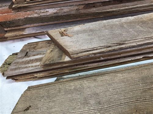 Reclaimed Tongue & Groove Wood Pieces, Architectural Salvage, Art Crafts Wood,