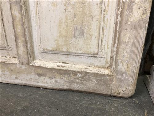 Antique French Single Door (32.75x83) 8 Pane Glass Door, European Door H109