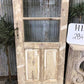 Antique French Single Door (28x87) 4 Pane Glass European Door H138