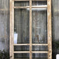 Antique French Single Door (33x87) 8 Pane Glass Door, European Door H122