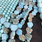 Turquoise Beads, Jewelers Lot, Jewelry Making Artistic Craft Blue Beads D,