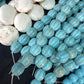 Turquoise Beads, Jewelers Lot, Jewelry Making Artistic Craft Blue Beads D,