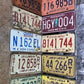 Set of 50 License Plates Lot, Vintage Automobile Car Truck Tags JZ,