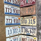 Set of 50 License Plates Lot, Vintage Automobile Car Truck Tags JZ,