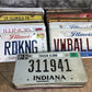 Set of 50 License Plates Lot, Vintage Automobile Car Truck Tags KB,