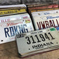 Set of 50 License Plates Lot, Vintage Automobile Car Truck Tags KB,