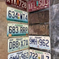 Set of 50 License Plates Lot, Vintage Automobile Car Truck Tags KC,