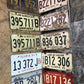 Set of 50 License Plates Lot, Vintage Automobile Car Truck Tags KC,