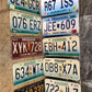 Set of 50 License Plates Lot, Vintage Automobile Car Truck Tags KC,