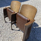 2 Padded Folding Theater Seats, Auditorium Theatre Seat, Entryway Bench B48