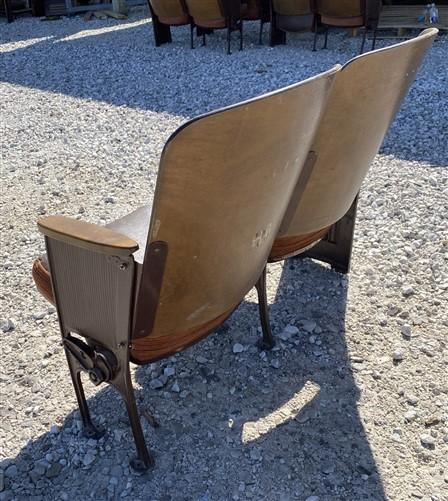 2 Padded Folding Theater Seats, Auditorium Theatre Seat, Entryway Bench B53