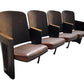 4 Padded Folding Theater Seats, Auditorium Theatre Seat, Entryway Bench A23