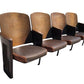 4 Padded Folding Theater Seats, Auditorium Theatre Seat, Entryway Bench A39