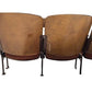 4 Padded Folding Theater Seats, Auditorium Theatre Seat, Entryway Bench A39