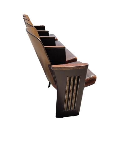 4 Padded Folding Theater Seats, Auditorium Theatre Seat, Entryway Bench A39