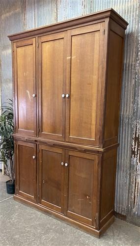 Vintage French Kitchen Pantry Cabinet, Store Counter, Storage Display Cabinet, A