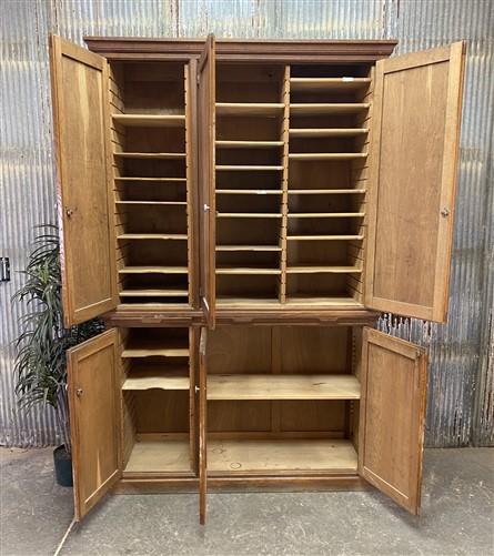 Vintage French Kitchen Pantry Cabinet, Store Counter, Storage Display Cabinet, A