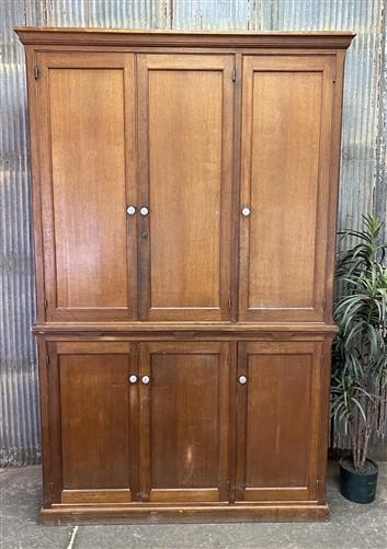 Vintage French Kitchen Pantry Cabinet, Store Counter, Storage Display Cabinet, B