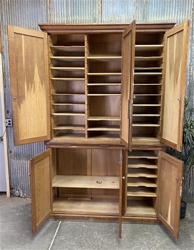 Vintage French Kitchen Pantry Cabinet, Store Counter, Storage Display Cabinet, B