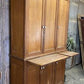 Vintage French Kitchen Pantry Cabinet, Store Counter, Storage Display Cabinet, B